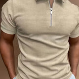 Koszulka polo z zamkiem błyskawicznym dla mężczyzn