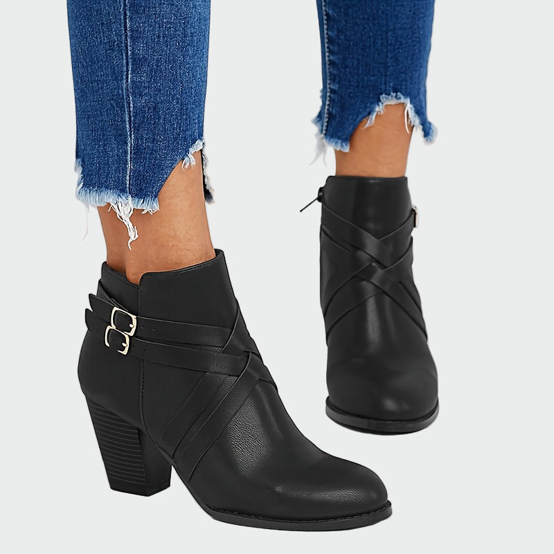 Sławica - Ortopedyczne skórzane botki