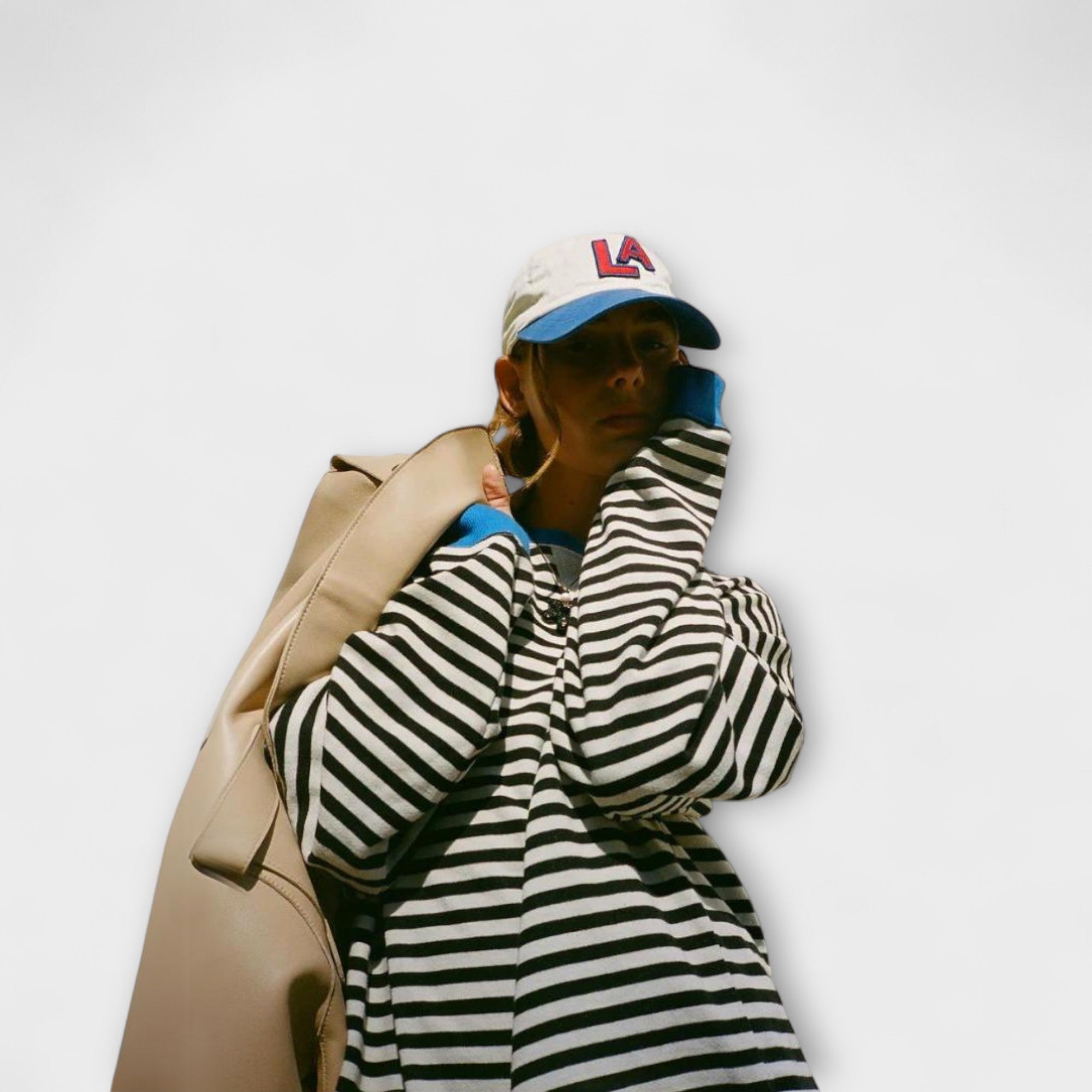 Mery - Pasiasty Luźny Sweter