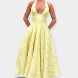 Midi Sukienka z Odkrytym Tyłem i Korsetowym Designem