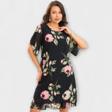 Aurora - Elegancka Sukienka z Szyfonu