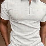 Koszulka polo z zamkiem błyskawicznym dla mężczyzn