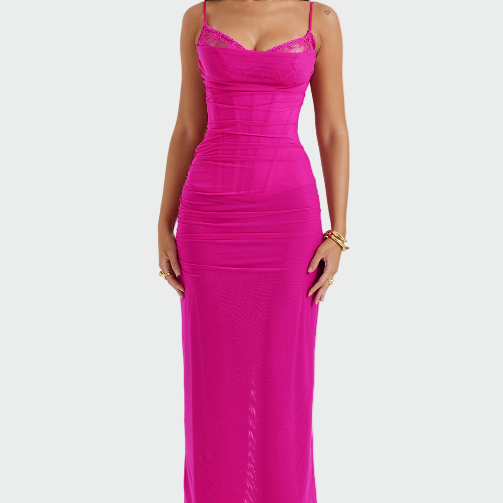 Auri | Długa sukienka z tiulu