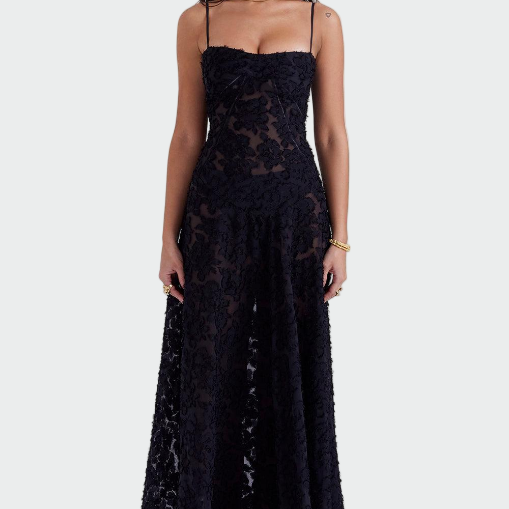 Długa Kolorowa Sukienka