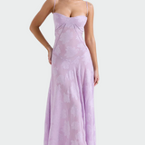 Długa Kolorowa Sukienka