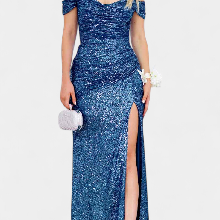 Renata Haljdzina Syrenka bez ramiączek z cekinami