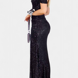 Renata Haljdzina Syrenka bez ramiączek z cekinami