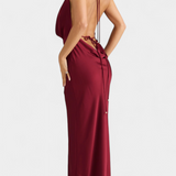 Nora Elegancka Sukienka z Marszczonymi Detalami