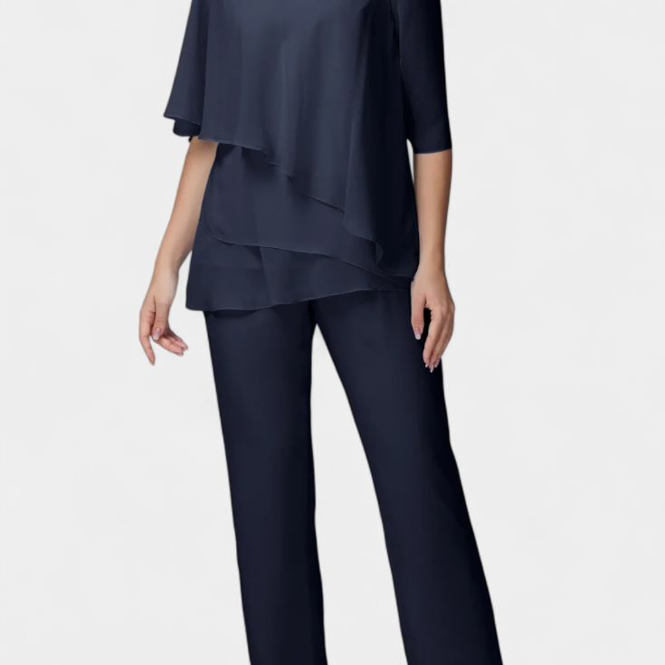 Lana Dwie Części z Kobiecym Sylwetką bez Uczucia Napięcia