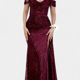 Renata Haljdzina Syrenka bez ramiączek z cekinami