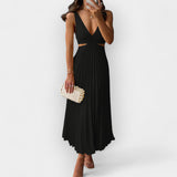 Sukienka midi z satyny