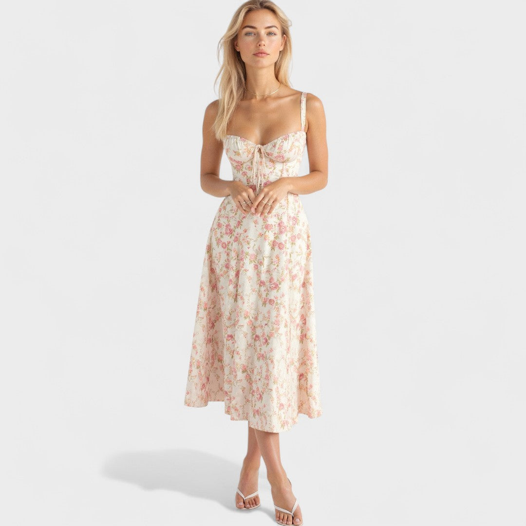 Petra - Koronkowa Midi Sukienka