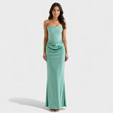 Radmila - Maxi sukienka z gorsetem