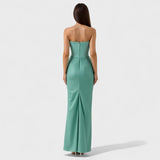 Radmila - Maxi sukienka z gorsetem