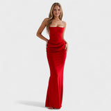 Radmila - Maxi sukienka z gorsetem