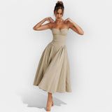 Elegancka Midi Sukienka na Lato